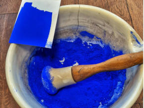 Linova verf ultramarijn blauw